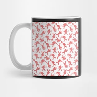 Love Core Bigfoot in Red Watercolor | Valentine Sasquatch Mug